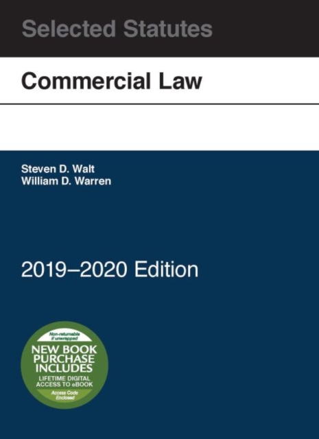 Commercial Law, Selected Statutes, 2019-2020, Paperback / softback Book