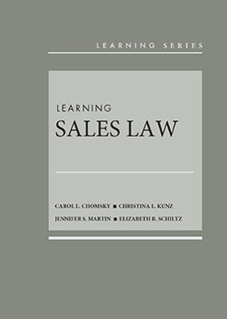 Learning Sales Law - CasebookPlus, Hardback Book
