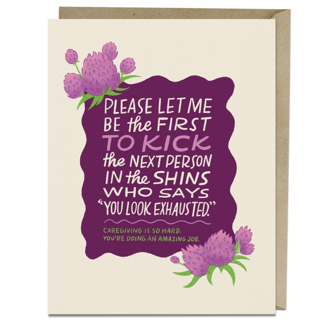 Em & Friends Caregiving is Hard Greeting Card, Postcard book or pack Book