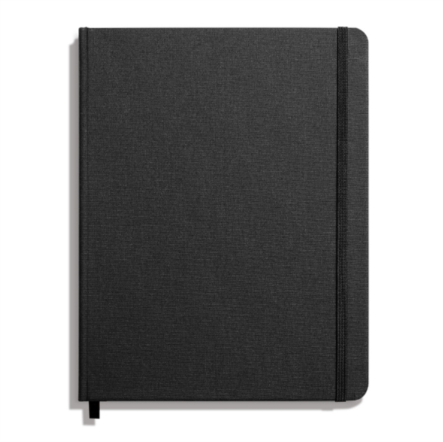Shinola Journal, HardLinen, Grid, Jet Black (7x9), Hardback Book