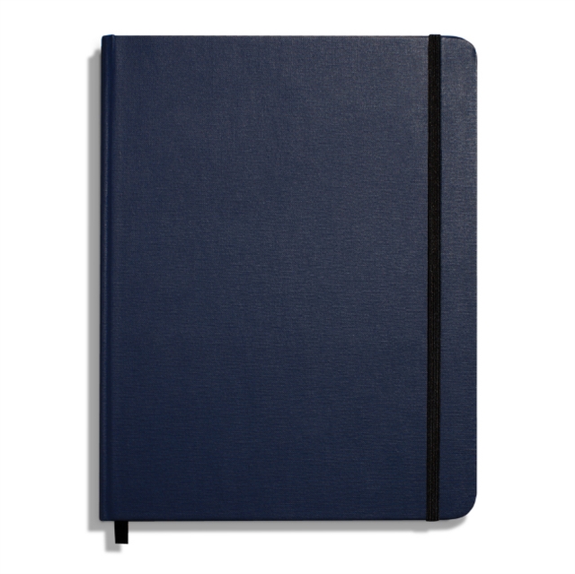 Shinola Journal, HardLinen, Grid, Navy (7x9), Hardback Book