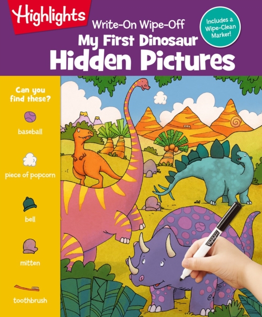 My First Dinosaur Hidden Pictures, Spiral bound Book