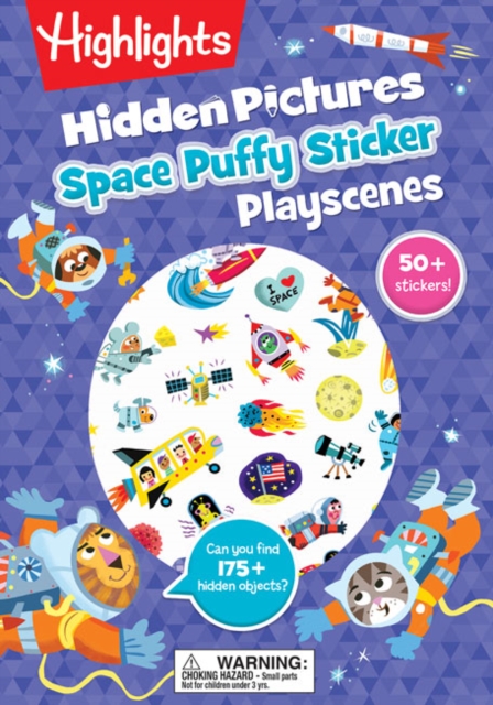 Space Hidden Pictures Puffy Sticker Playscenes, Multiple-component retail product, part(s) enclose Book