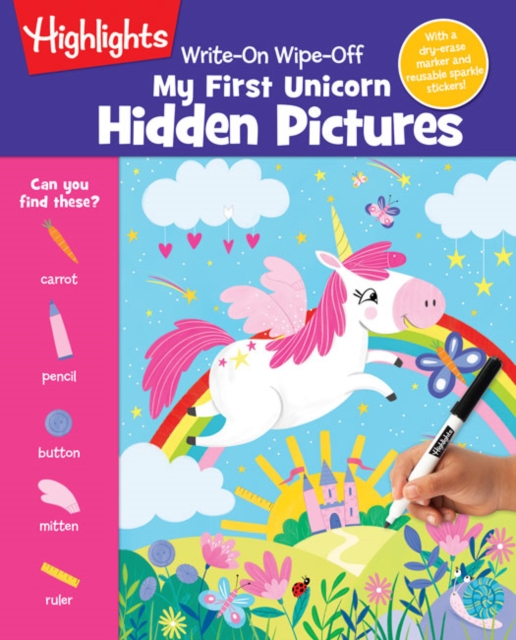 Write-On Wipe-Off My First Unicorn Hidden Pictures, Multiple-component retail product, part(s) enclose Book