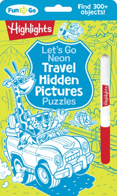 Let's Go Neon Travel Hidden Pictures Puzzles, Multiple-component retail product, part(s) enclose Book