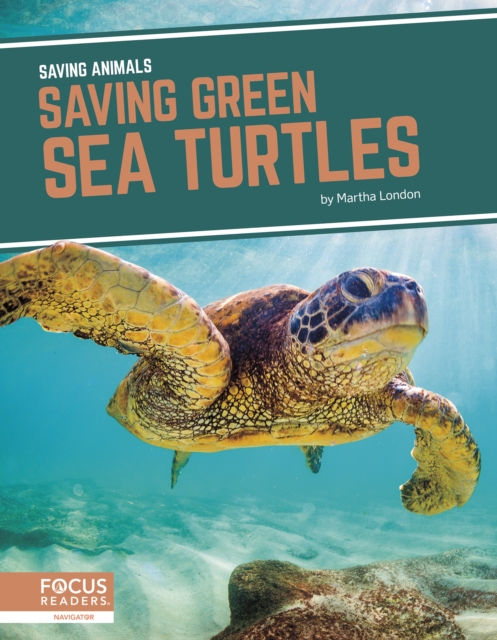 Saving Animals: Saving Green Sea Turtles, Hardback Book