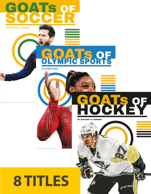 Sports GOATs: The Greatest of All Time (Set of 8), Paperback / softback Book