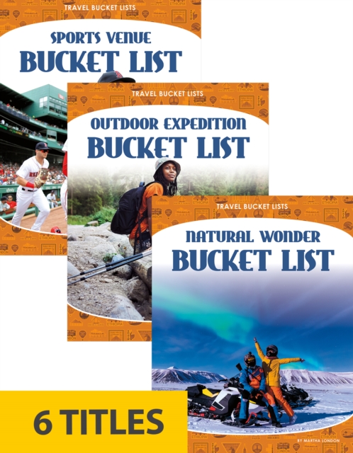 Travel Bucket Lists (Set of 6), Paperback / softback Book