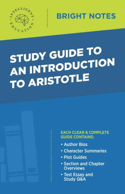 Study Guide to an Introduction to Aristotle, EPUB eBook