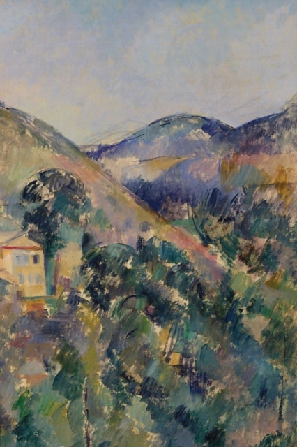 View of the Domaine Saint-Joseph by Paul Cezanne Field Journal Notebook, 50 pages/25 sheets, 4x6, Paperback / softback Book