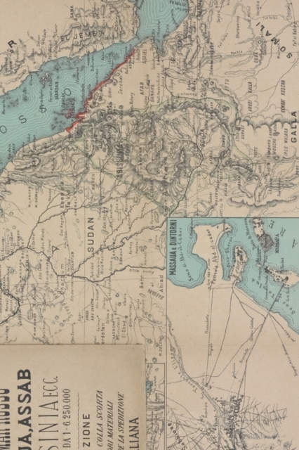 Egypt, Sudan, Eritrea, Ethiopia, Somalia, and Saudi Arabia Vintage Map Field Journal Notebook, 50 pages/25 sheets, 4x6, Paperback / softback Book