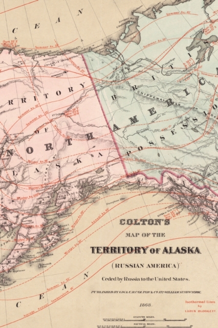 Alaska Vintage Map Field Journal Notebook, 50 pages/25 sheets, 4x6, Paperback / softback Book