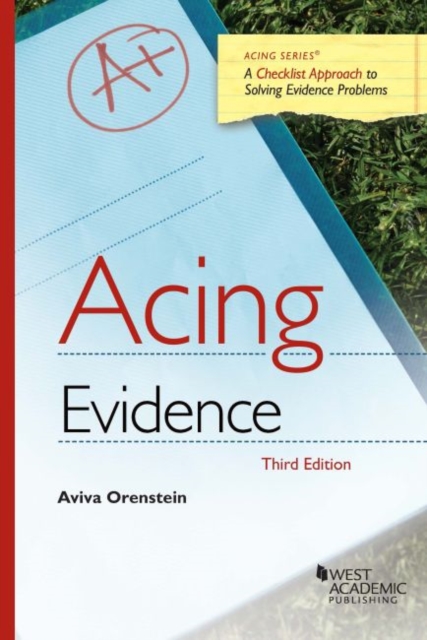Acing Evidence, Paperback / softback Book
