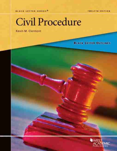 Black Letter Outline on Civil Procedure, Paperback / softback Book