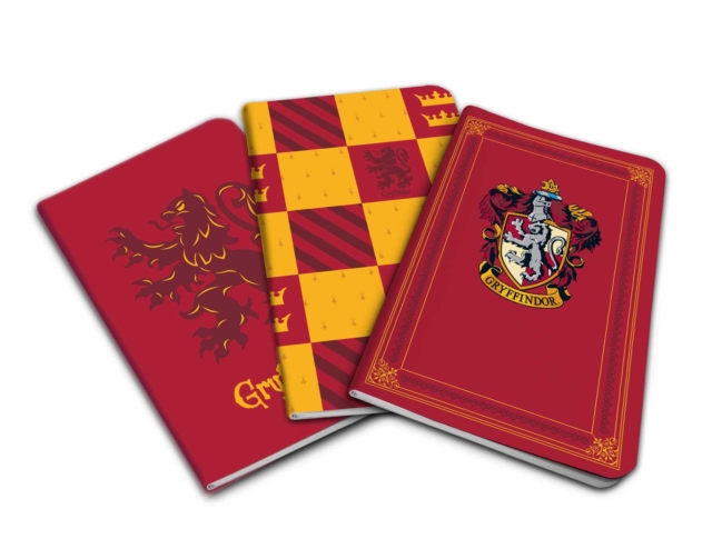 Harry Potter: Gryffindor Pocket Notebook Collection : Set of 3, Paperback / softback Book