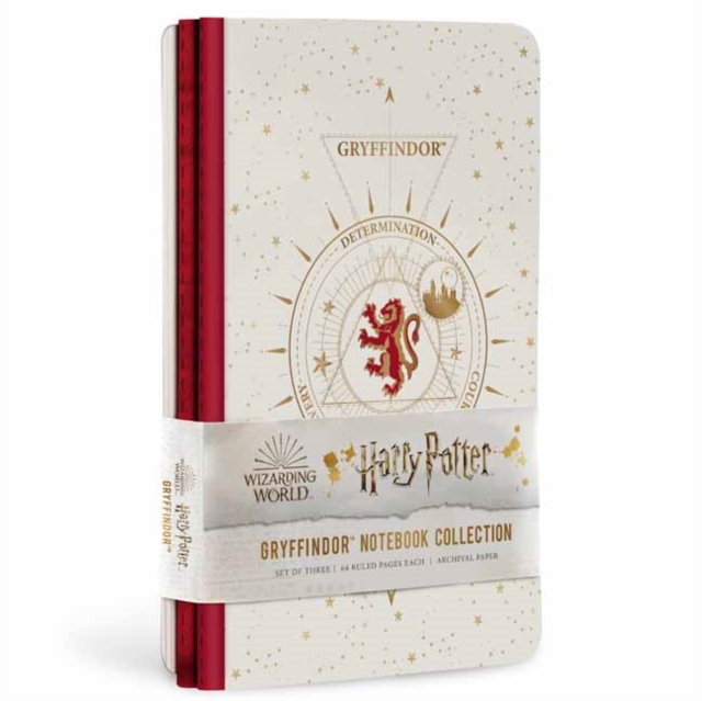 Harry Potter: Gryffindor Constellation Sewn Notebook Collection : Set of 3, Paperback / softback Book