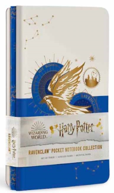 Harry Potter: Ravenclaw Constellation Sewn Pocket Notebook Collection : Set of 3, Paperback / softback Book