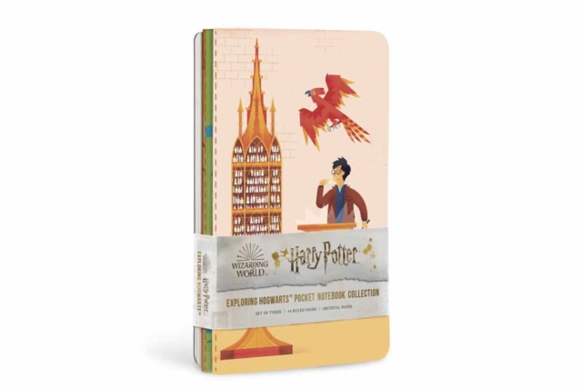 Harry Potter: Exploring Hogwarts Sewn Pocket Notebook Collection : Set of 3, Paperback / softback Book