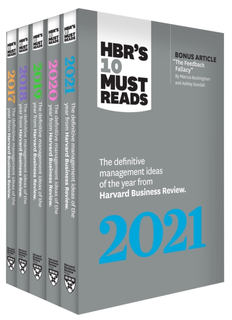 5 Years of Must Reads from HBR: 2021 Edition (5 Books) : (5 Books), Multiple-component retail product Book