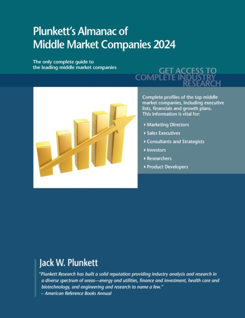 Plunkett's Almanac of Middle Market Companies 2024 : Middle Market Industry Market Research, Statistics, Trends and Leading Companies, Paperback / softback Book