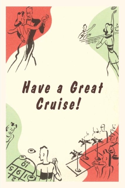 Vintage Journal Cruise Drawings Travel Poster, Paperback / softback Book