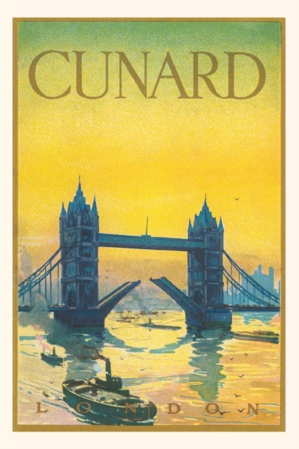 Vintage Journal London Bridge and Cunard, Paperback / softback Book