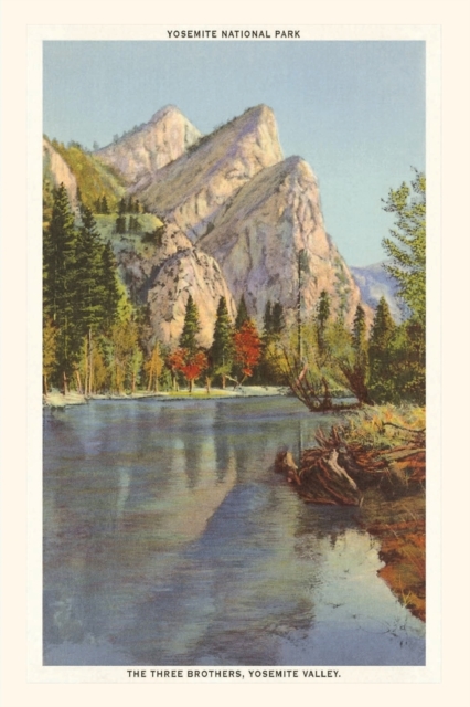 The Vintage Journal Three Brothers Peaks, Yosemite, California, Paperback / softback Book