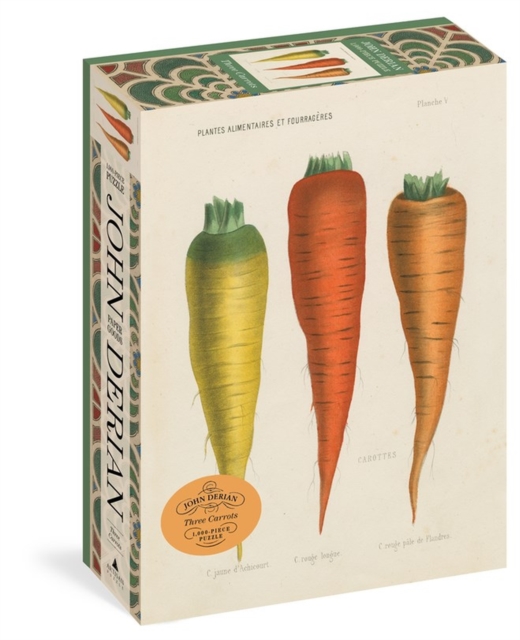 John Derian Paper Goods: Three Carrots 1,000-Piece Puzzle, Multiple-component retail product Book