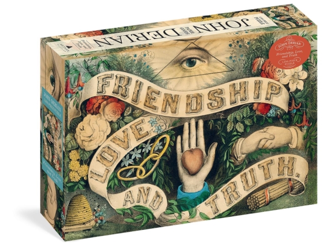 John Derian Paper Goods: Friendship, Love, and Truth 1,000-Piece Puzzle, Multiple-component retail product Book