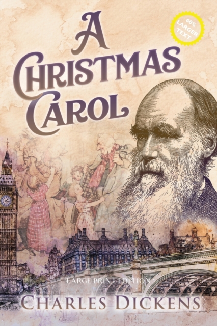 A Christmas Carol (Large Print, Annotated), Paperback / softback Book