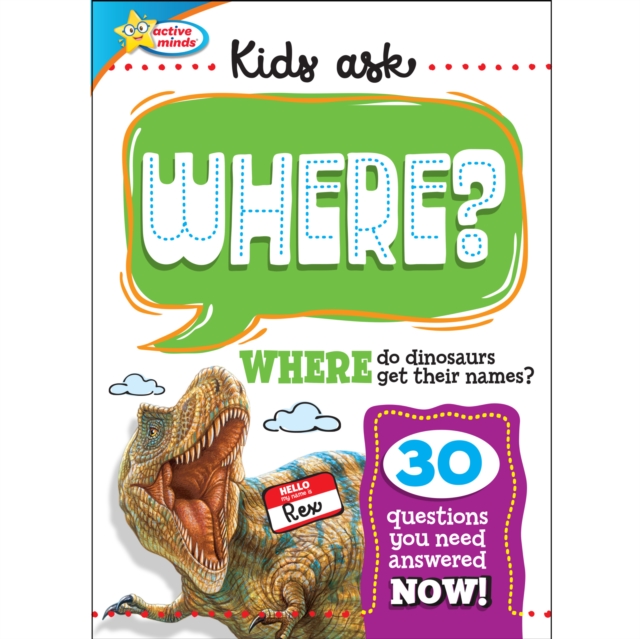 Kids Ask WHERE Do Dinosaurs Get Their Names?, eAudiobook MP3 eaudioBook