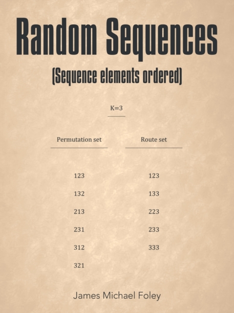 Random Sequences : (Sequence Elements Ordered), Paperback / softback Book