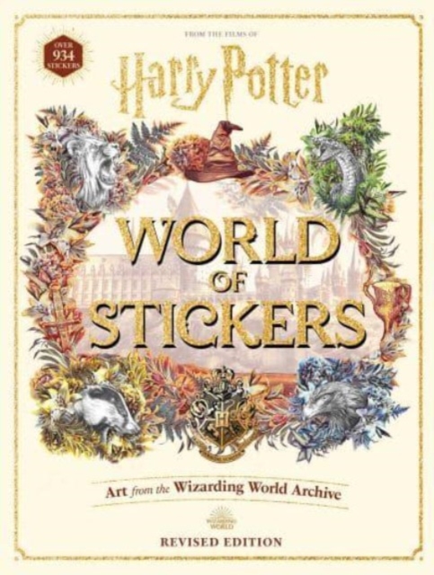 Harry Potter World of Stickers, Hardback Book