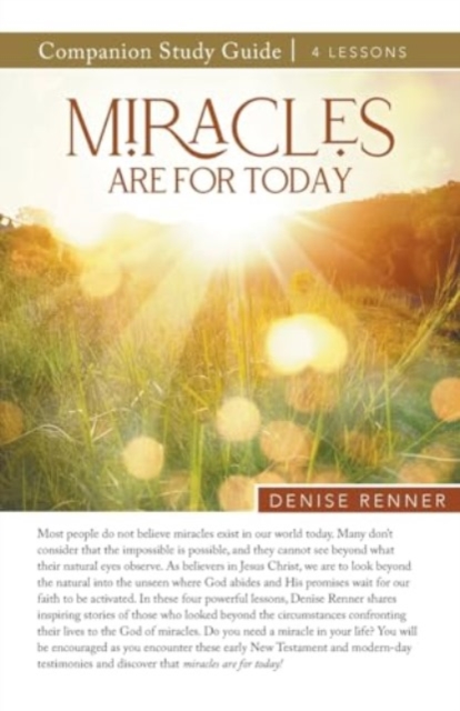 Miracles Are Made For Today Study Guide, Paperback / softback Book