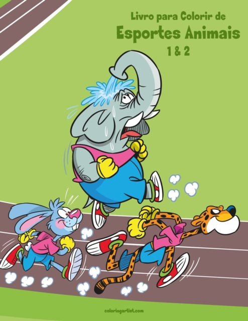 Livro para Colorir de Esportes Animais 1 & 2, Paperback / softback Book
