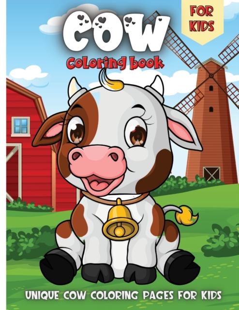 Cow Coloring Book For Kids : Funny Cowes Animals Colouring Pages for Kids Stress Relief and Relaxation, Cow Lover Gifts for Children, Paperback / softback Book