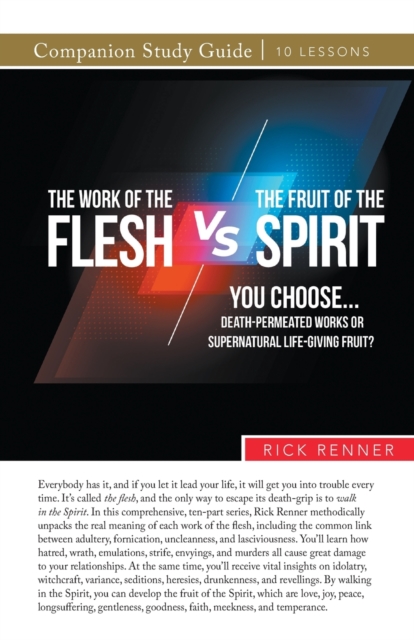 The Work of the Flesh vs. The Fruit of the Spirit, Paperback / softback Book