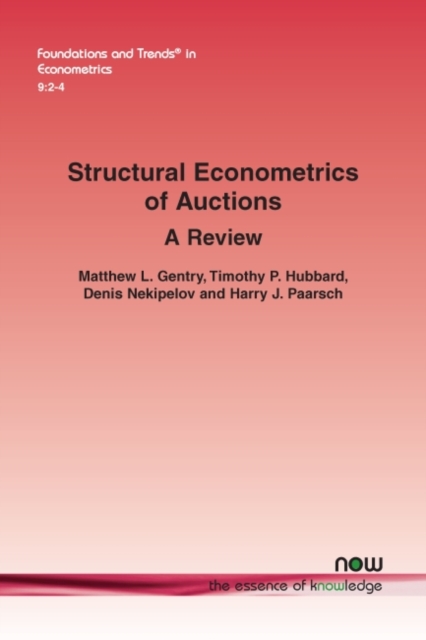 Structural Econometrics of Auctions : A Review, Paperback / softback Book