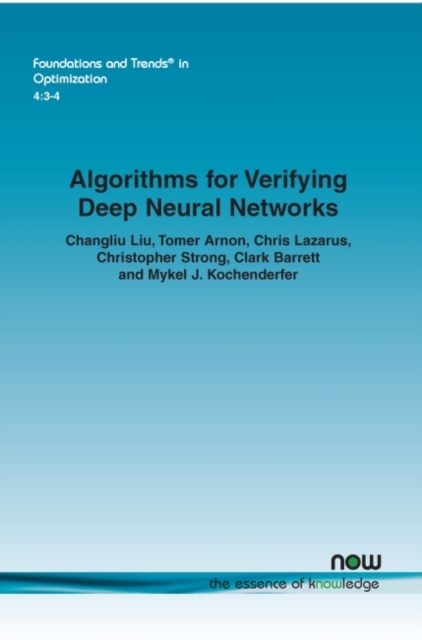 Algorithms for Verifying Deep Neural Networks, Paperback / softback Book
