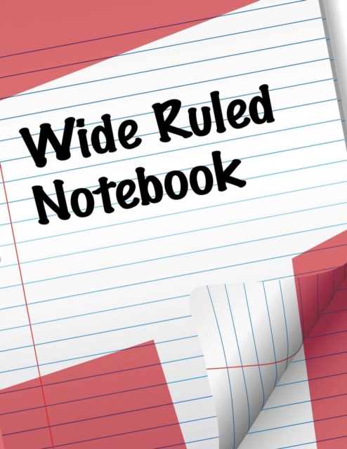 Wide Ruled Notebook, Paperback / softback Book