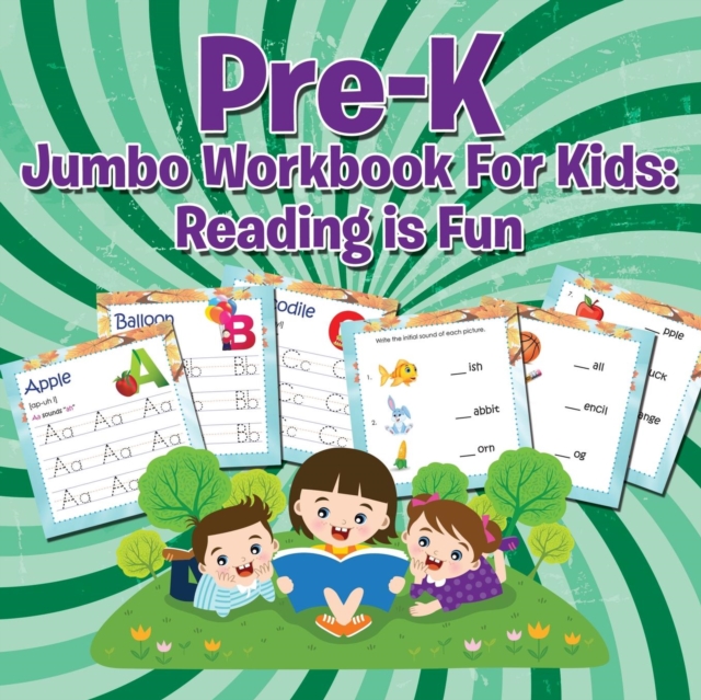 Pre-K Jumbo Workbook For Kids : Reading is Fun, Paperback / softback Book