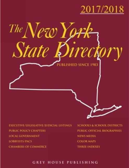 The New York State Directory, 2017/2018, Paperback / softback Book