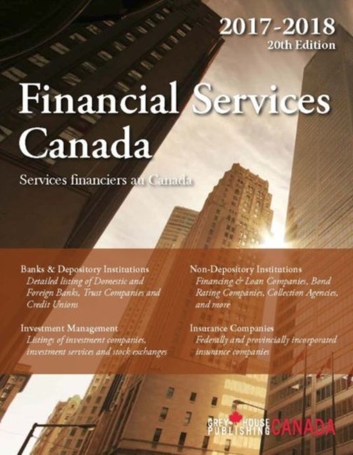 Financial Services Canada, 2017/2018, Hardback Book