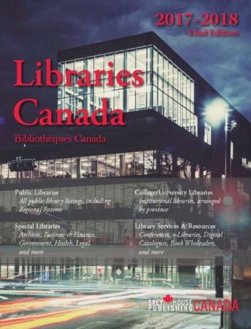Libraries Canada, 2017/18, Paperback / softback Book
