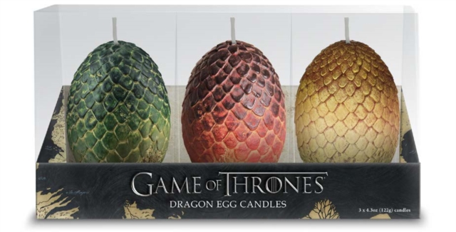 Game of Thrones: Sculpted Dragon Egg Candles : Set of 3, Other printed item Book