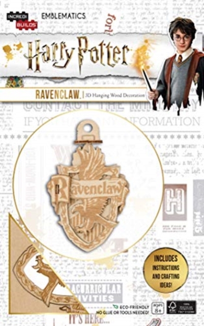 IncrediBuilds Emblematics: Harry Potter: Ravenclaw, Kit Book