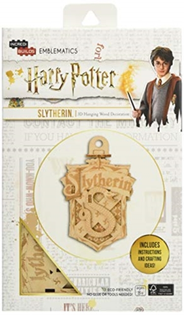 IncrediBuilds Emblematics: Harry Potter: Slytherin, Kit Book