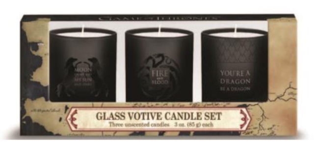 Game of Thrones: Glass Votive Candle Pack : Set of 3, Other printed item Book