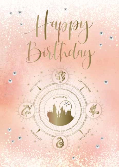 Harry Potter: Hogwarts Constellation Birthday Embellished Card, Cards Book