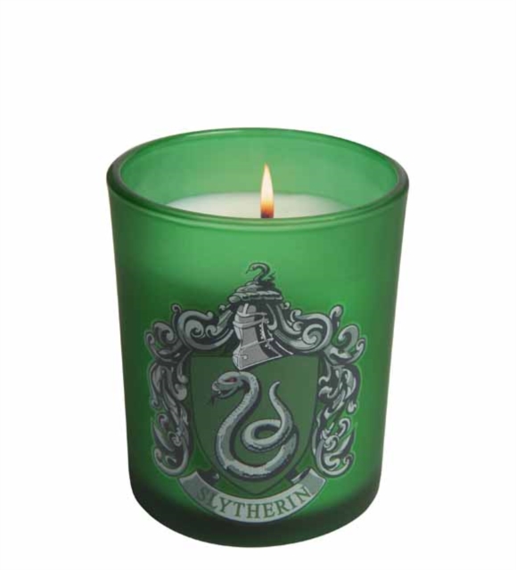 Harry Potter: Slytherin Scented Glass Candle (8 oz), Other printed item Book